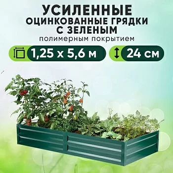 Зеленая усиленная грядка (1,25 х 5,6)